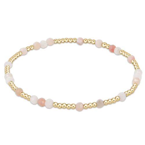 Hope Unwritten Gemstone Bracelet- Pink Opal