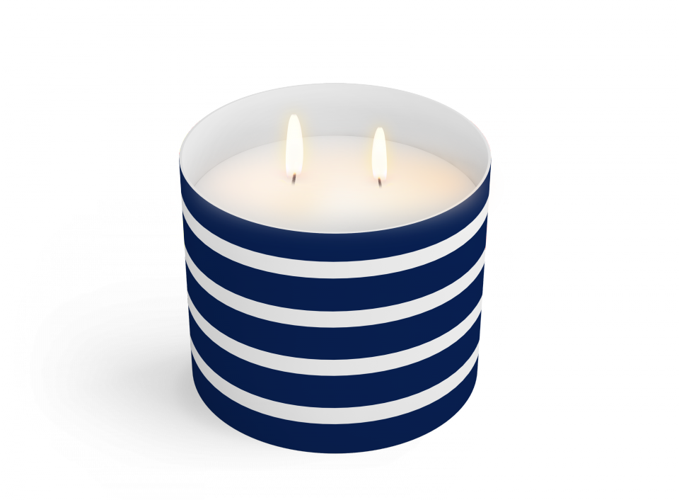 Nantucket Navy Scout Candle