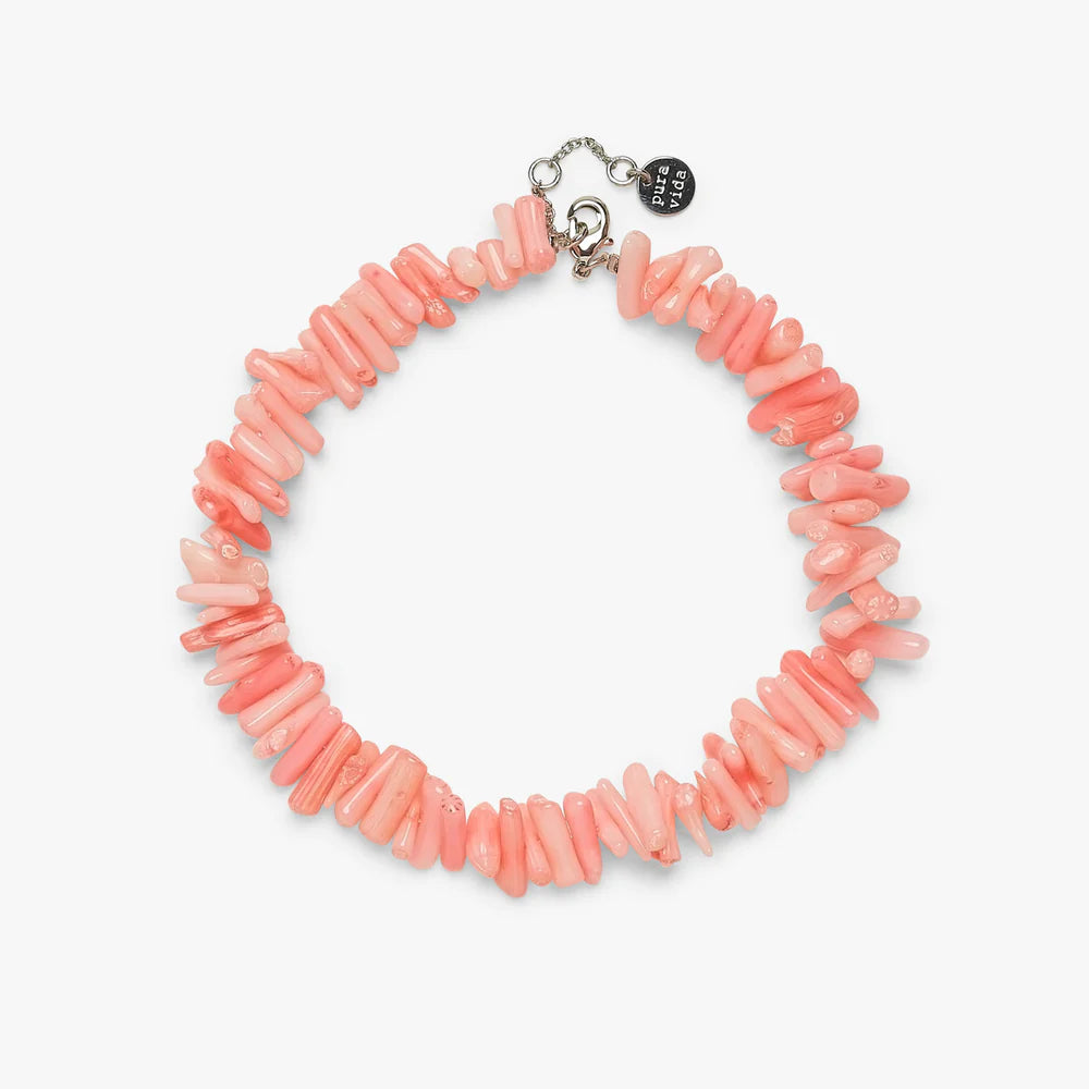 Pink Coral Chain Anklet