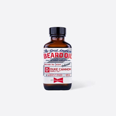The Great American Beard Oil- Made with Budweiser