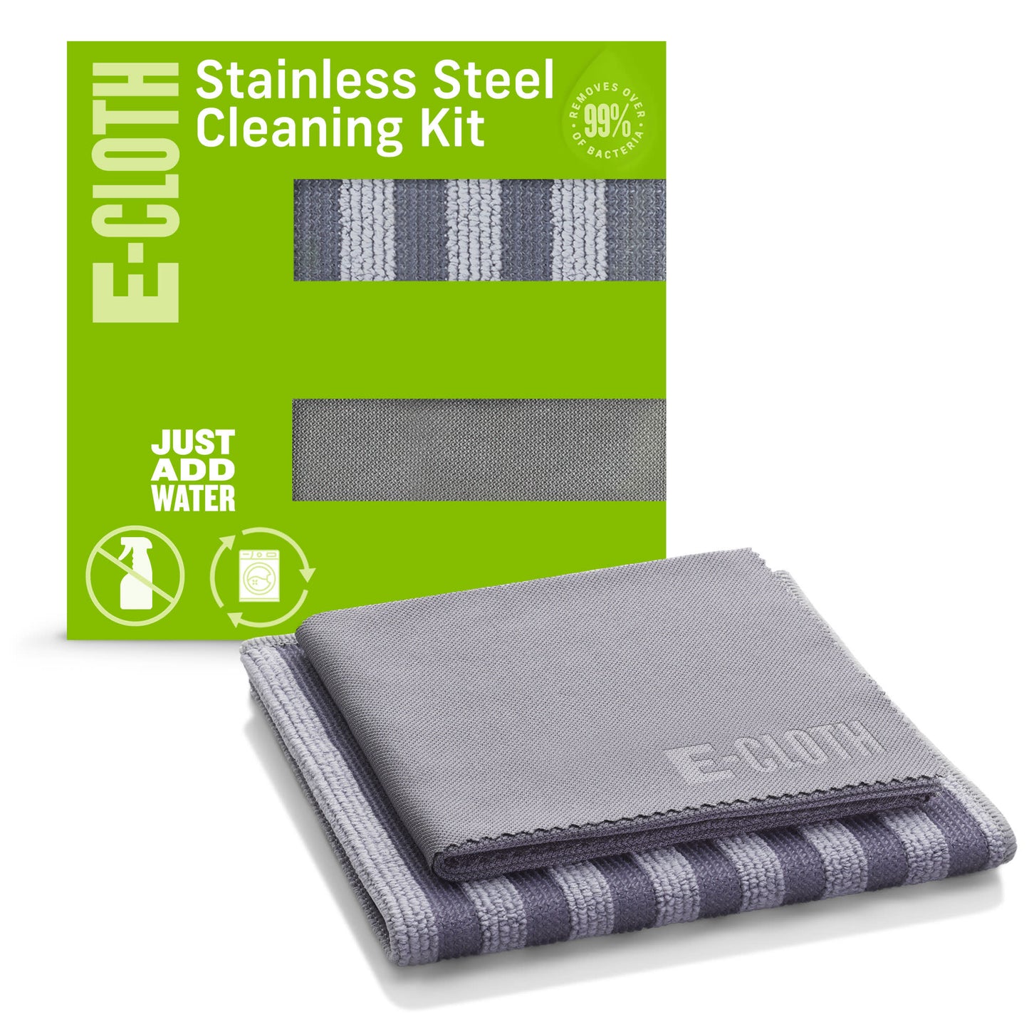 Stainless Steel Cleaning Kit- 2 Cloths